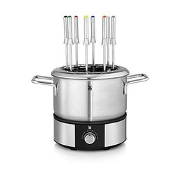 WMF LONO Fondue 415130011 Fondue, Silver, Svart