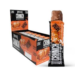 Warrior, Crunch Mini – Protein Bars – 9g+ Protein Per Bar – Low Carb, Low Sugar Snack – 24 Pack x 32g (Salted Caramel)