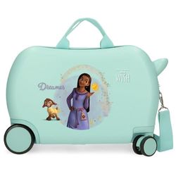 Joumma Disney Wish Dreamer barnväska blå 45 x 31 x 20 cm hård ABS 24,6 L 1,8 kg 4 hjul bagage hand, Blå, barnresväska