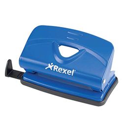 Rexel 2100758 Perforateur 2 Trous 10 Feuilles Bleu