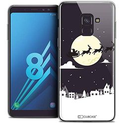 Caseink Fodral för Samsung Galaxy A8 (2018) A530 (5.6) fodral [kristallgel HD mönster jul kollektion 2017 Flying Stanta design - mjuk - ultratunn - tryckt i Frankrike]