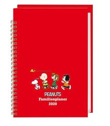Peanuts Familienplaner Buch A5. Taschenkalender 2020. Wochenkalendarium. Encuadernación en espiral. Formato 15,2 x 23,2 cm