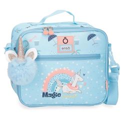 Enso Magic Summer, Borsa a tracolla, organizzare, Vari scomparti. Rosa e blu, Blu chiaro, Taglia unica, Tracolla adattabile