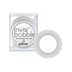 Invisibobble Slim Hair Ties Suitable for All Hair Types, Pack of 3