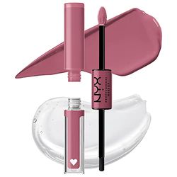 NYX Professional Makeup Brillant à Lèvres Shine Loud, Intensément Pigmenté, Double Embout Rouge à Lèvres et Gloss, Brillance Longue Tenue, Sans Transfert, Teinte : Fierce Flirt (26)