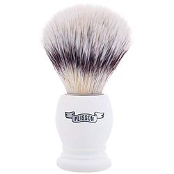 Plisson Blaireau Blanc Nacré Fibre Blanche Taille 12