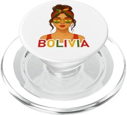 Bolivian Girl Bolivia Flag Bolivian Girlfriend Wife PopSockets PopGrip para MagSafe