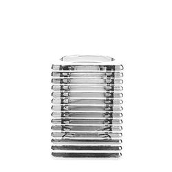 Spaas 6 Candle Holders Highlight Square Glass, Transparent