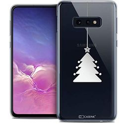 Caseink Fodral för Samsung Galaxy S10+ (6.4) fodral [kristallgel HD mönster jul 2017 kollektion litet träd design - mjuk - ultratunn - tryckt i Frankrike]