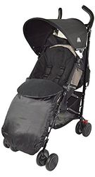Voetenzak/Cosy Toes Compatibel met Buggy Kinderwagen Kinderwagen Zwart