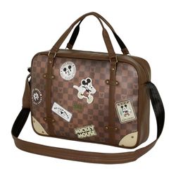Disney Mickey Mouse Journey-Bolso Ordenador Laptop, Marrón, 42 x 30 cm