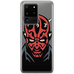 ERT GROUP Telefoonhoes voor Samsung S20 Ultra Original en officieel gelicentieerd Star Wars-patroon Darth Maul 004 optimaal aangepast aan de vorm van de mobiele telefoon, gedeeltelijk transparant