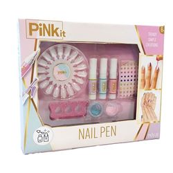 PINKIT Nail Art Set, 1 Kit di Smalti e Adesivi per Unghie