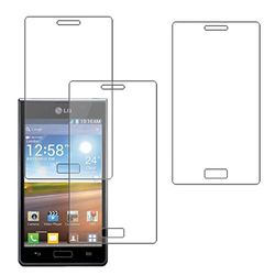 ebestStar - Pack x3 Protector Pantalla Compatible con LG Optimus L7 P700 Películas Flexibles Anti Huellas Anti arañazos, Instalacion Sin-Burbujas [Aparato: 125.5 x 67 x 8.7mm, 4.3'']