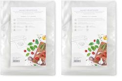 Magic Vac, 50 Sacchetti Sottovuoto 25x35, Ideali per Congelatore, Frigorifero, Scongelamento in Microonde, Bollitura, Cottura Sottovuoto in Forno o A Vapore, Senza Etichetta, Certificati Made in Italy