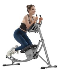VEVOR Abdomineapparaat, verstelbaar, buikmachine, draagkracht 136 kg, buiktrainer en opvouwbare basiskracht, van koolstofstaal, fitnessuitrusting voor thuis, sportschool