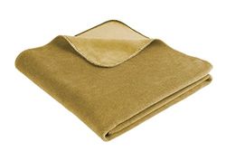 biederlack Duo Cotton Trend - Manta de 150 x 200 cm, Mezcla, Nutria, tamaño matrimonial