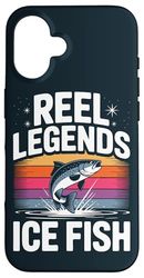 Retro Ice Fisher Legends Ice Fishing Case for iPhone 16