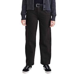 High Waist Jean Cut Straight High Straight Black Garment Dye 30