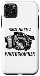 Carcasa para iPhone 11 Pro Max Camisa vintage de fotografía retro Trust Me I'm a Photographer