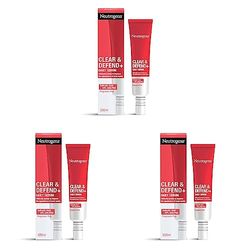 Neutrogena Clear and Defend+ Serum 30ml (Pack of 3)