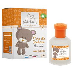 Christine Arbel Mon Premier Sent-Bon Parfum Bébé Fille/Garçon Eau de Senteur sans Alcool, 50 ml Fabriqué en France