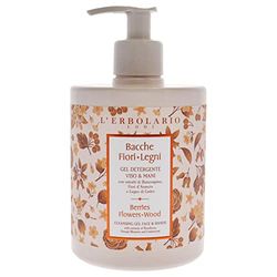 LErbolario Berries Flowers Wood Cleansing Gel Face and Hands For Unisex 16.9 oz Cleanser