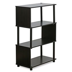 Furinno förvaringshyllor, trä, espresso, en storlek