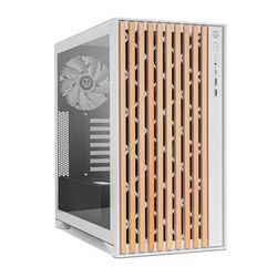 NOX XTREME PRODUCTS HUMMER ELEMENT - Semitower ATX | M-ATX | ITX, pannello frontale e griglia superiore, vetro temperato laterale, 3x ventole da 140 mm, spazio per 10 ventole, USB-C e 3.0, Bianco