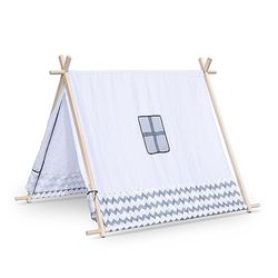 Tobar Tente de Jeu avec Supports en Bois et Housse en Toile, Motifs Assortis, 38396