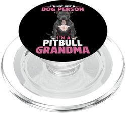No soy solo una persona de perros, soy una abuela pitbull PopSockets PopGrip para MagSafe