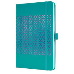 SIGEL J5215 Jolie Weekly Planner 2025, hardcover, 13,5 x 20,3 cm, 174 Pages, Turquoise