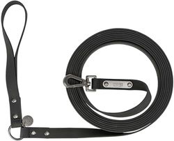 TRIXIE Guinzaglio da traino City-Style, M-L, 10 m/20 mm, nero – Guinzaglio per cani di taglia media, impermeabile e antiscivolo con cinturino da polso – 2073601