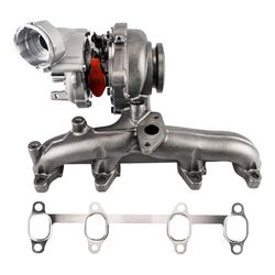 Fesuda Turbocompresseur compatible avec Passat A3 Skoda Seat BMP BMM BVD 2.0 TDI 103 KW 140PS 756867, 765261 Alliage d'aluminium OE 765261