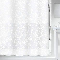 Spirella 10.19134 Bang White PEVA Shower Curtain White Plastic Shower Curtain, 180 x 200 cm