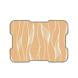 Bonamaison, Alfombrilla de ratón con impresión Digital, Base Antideslizante, para Oficina y hogar, tamaño: 22 x 18 cm