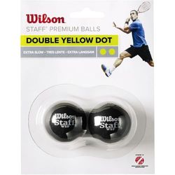 WILSON Staff Balle de Squash Mixte Adulte, Noir, Taille Unique