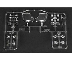 TAMIYA 319000498 – tillbehör: AA-delar glas Mercedes Benz Actros 56335, klar