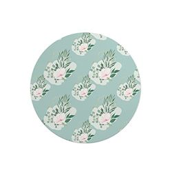 Questo Casa, Round Digital Printed Mouse Pad, Non-Slip Base, for Office and Home, Diameter:22cm