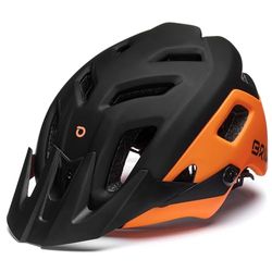 Briko GIBEON Helmet uniseks, volwassenen, mat zwart-oranje, M