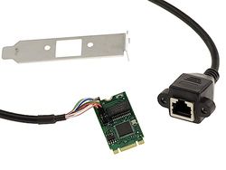 KALEA-INFORMATIQUE M2 M.2 NGFF M B+M Key Tarjeta Gigabit LAN Ethernet 10 100 1000Mbps con Intel I210 Chipset