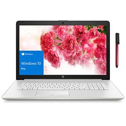 HP 17 Windows 10 Pro Business Laptop, 17,3" FHD Anti-Glare 300 nitów, Intel Core i3-1115G4 do 4,1 GHz (Beat i5-10210U), 64GB DDR4 RAM, 2TB PCIe SSD, 802.11AC WiFi, Bluetooth 4.2, 64GB Flash Drive ve