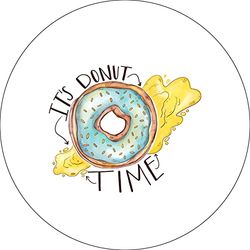Bonateks, Ronde digitaal bedrukte muismat, antislip onderkant, voor kantoor en thuis, diameter: 22 cm