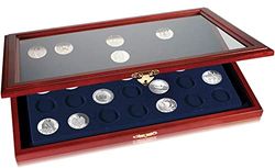 Münzen-Vitrinen für 2-Euro-Münzen in Kapseln: Vitrine für 35 St. 2-Euro-Münzen in Kapseln