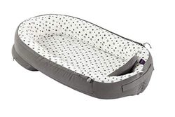 Droomeland babynest wit mit grijsen Sternen