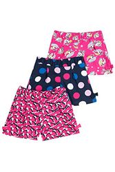 Chicco Set korte shorts van katoen, Broeken Meisjes, Roze, 6 jaar (pakket van 3)