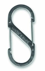 S-Biner SB411 karabijnhaak S-Biner - roestvrij staal - 8,9 x 3,8 cm - zilver