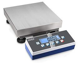 Kern EOC 6K-4A - All-round Platform scale, Weighing Range [Max]: 6 kg, Readout [d]: 0,5 g, Weighing plate: WxD 300x300 mm (Stainless steel)