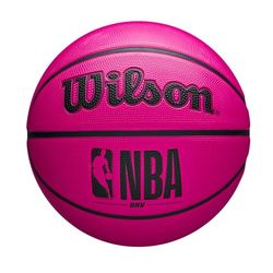 Wilson NBA DRV basketbal in roze, maat 7, ook geschikt voor buiten