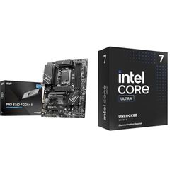 MSI Pro B760-P DDR4 II Carte Mère + Intel® Core™ Ultra 7 265KF processeur pour PC de Bureau 20 cœurs